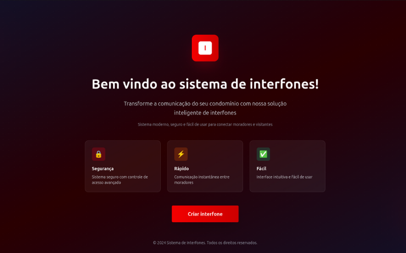 Sistema de Interfones